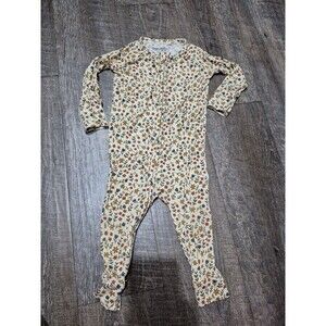 Brave little ones bamboo footie size 6-12M